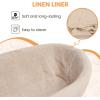 image5 Inch Banneton Bread Proofing Basket Set of 6 Kikcoin Mini Sourdough Bread Baking Supplies Small Banneton Basket Proofing Baskets for Sourdough Bread Baking12 Oval Baskets  2 Pack