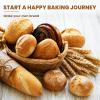 image5 Inch Banneton Bread Proofing Basket Set of 6 Kikcoin Mini Sourdough Bread Baking Supplies Small Banneton Basket Proofing Baskets for Sourdough Bread Baking6 Oval Baskets  6 Pack
