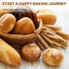 image5 Inch Banneton Bread Proofing Basket Set of 6 Kikcoin Mini Sourdough Bread Baking Supplies Small Banneton Basket Proofing Baskets for Sourdough Bread Baking5 Round Baskets  6 Pack