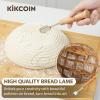 imageBread Proofing Basket Kikcoin Banneton Bread Proofing Basket Set of 2 9 Inch ampamp 10 Inch Round Sourdough Proofing Basket with Linen Liner Bread Lame Dough Whisk8 Round  9 Round  10 Round