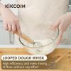 imageBread Proofing Basket Kikcoin Banneton Bread Proofing Basket Set of 2 9 Inch ampamp 10 Inch Round Sourdough Proofing Basket with Linen Liner Bread Lame Dough Whisk8 Round  9 Round  10 Round