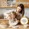 imageBread Proofing Basket Kikcoin Banneton Bread Proofing Basket Set of 2 9 Inch ampamp 10 Inch Round Sourdough Proofing Basket with Linen Liner Bread Lame Dough Whisk9 Round  10 Round  10 Oval
