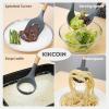 image23 PCS Kitchen Utensils Set Kikcoin Wood Handle Silicone Cooking Utensils Set with Holder Spatulas Silicone Heat Resistant Cooking Gadgets for Nonstick Cookware Grey