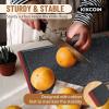imageKikcoin Plastic Cutting Boards for Kitchen 3Piece Large Cutting Board Set Dishwasher Safe Chopping Boards with Nonslip Feet and Juice Grooves WhiteRed
