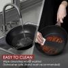 imageKikcoin Pots and Pans Set Non Stick 31 Piece Kitchen Nonstick Cooking Cookware Sets with Grill Pan Saucepan Baking Sheet UtensilBlack