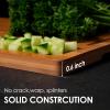 imageBamboo Cutting Boards for Kitchen Set of 3 Kitchen Chopping Board with 3 BuiltIn Compartments and Juice Groove Heavy Duty Serving Tray Wood Butcher Block and Wooden Carving Board KikcoinBrown