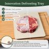 imageKikcoin Bamboo Cutting Board Set with Defrosting Tray Wood Cutting Boards for Kitchen with Deep Juice Grooves ampamp Builtin Organizer Meal Prep Charcuterieampamp Chopping Board for Meat Vegetables and Bread