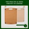 imageKikcoin Wood Cutting Board Cutting Boards for Kitchen Dishwasher Safe Nonslip Chopping Board with Juice Groove Wood Fiber Composite Cutting Board with Hanging Hole 146quot108quotRectangular