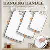imageNon Slip Cutting Board Kikcoin Extra Large Plastic Cutting Boards for Kitchen Dishwasher Safe Chopping Board Set of 3 with Juice Grooves Easy Grip HandleWhite