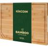 imageBamboo Cutting Boards for Kitchen Extra Large Wood Cutting Board with Deep Juice Groove and Handle Heavy Duty Chopping board Kikcoin 20quot x 14quot199L x 14W