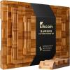 imageKikcoin Extra Large Bamboo Cutting Boards Set of 3 Chopping Boards with Juice Groove Bamboo Wood Cutting Board Set Butcher Block for Kitchen End Grain Serving Tray