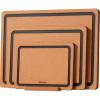 imageKikcoin Wood Cutting Board Set of 3 Cutting Boards for Kitchen with Holder Dishwasher Safe Nonslip Chopping Board with Juice Groove Wood Fiber Composite Cutting Boards