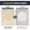 imageRectangular Patio Dining Table Cover Waterproof Heavy Duty 74quotx54quotx28quot Outdoor Patio Furniture Cover Waterproof UV Snow ResistantBeige with Grey