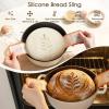 imageKikcoin Sourdough Starter Kit Complete Sourdough Bread Baking Supplies Includes 24oz Sourdough Starter Jar Rattan Banneton Proofing Basket Set of 2 Artisan Bread Making Kit for Beginners ampamp Pros